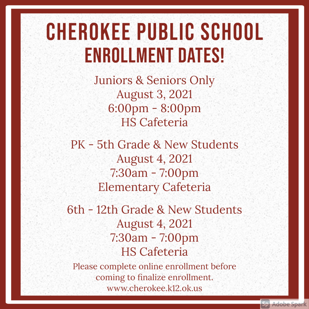Enrollment Dates