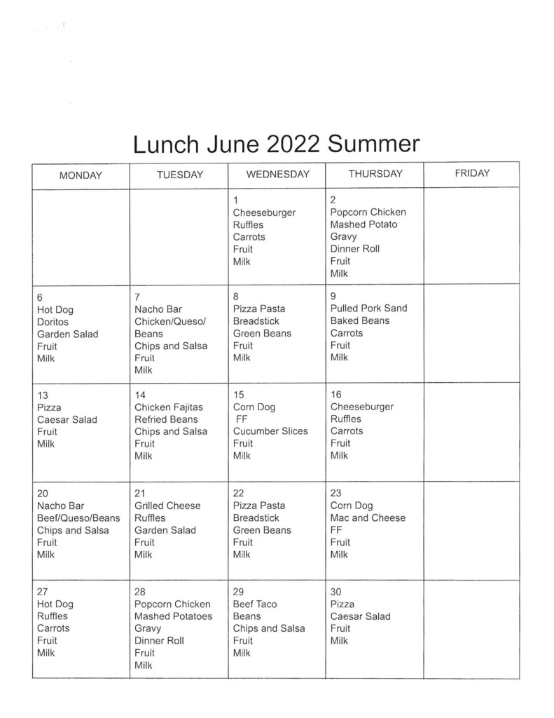 June Lunch