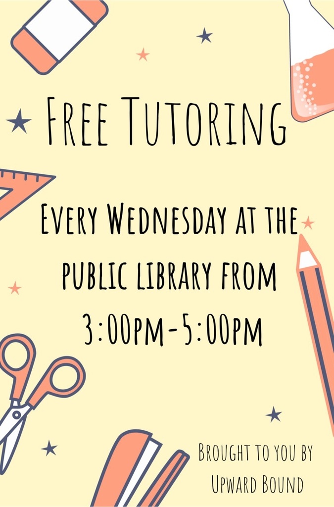 free tutoring on Wednesday