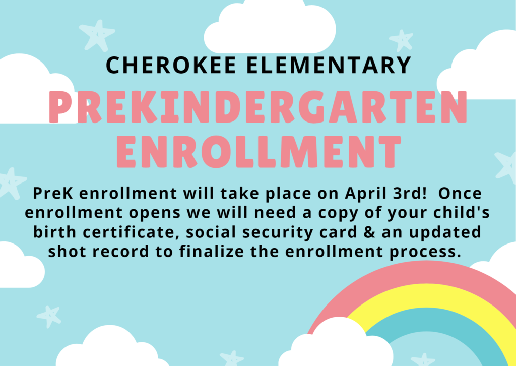 PK Enrollment April 3